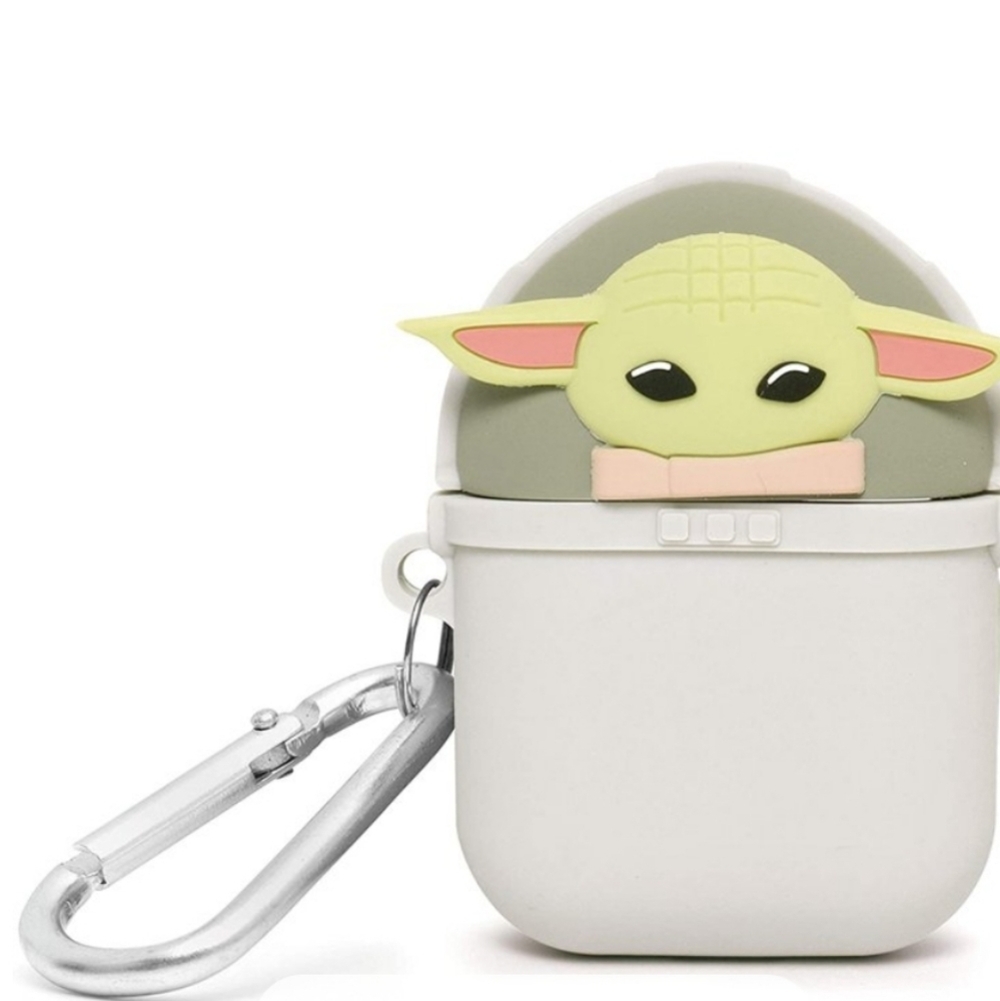 2X HOST PICK Star Wars Mandalorian The Child Airpods Case